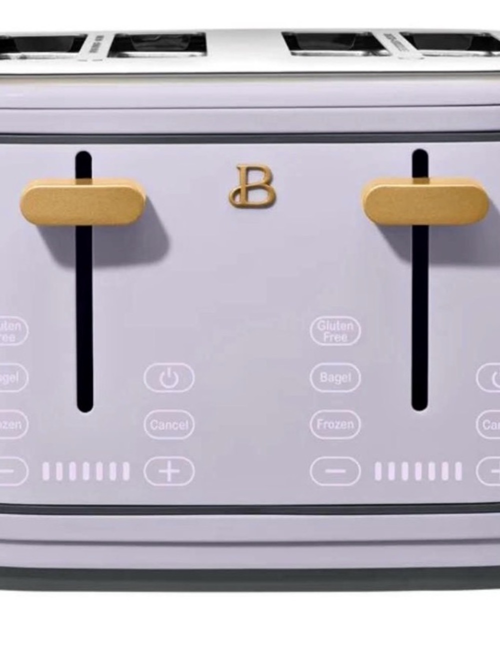 Beautiful by Drew 4-Slot Toaster with Gold Accents